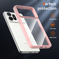 Casing Bumper Transparan untuk Samsung Galaxy S27 Ultra Anti Gores Anti Noda Plastik Keras Bagian Belakang Tepi Lembut Cangkang Tahan Guncangan