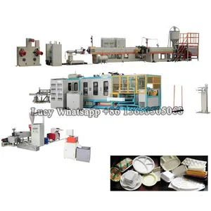 Fine Quality plastic ps foam fast food box thermoforming machine