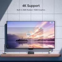 Mini PC a Precio Económico con Ryzen 9 6900HX 7840HS 7940HS de 8 Núcleos y 16 Hilos, M.2 NVME, RAM DDR5, Wifi6, Computadora de Escritorio para Gaming