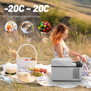 Compresseur <span class=keywords><strong>L</strong></span> <span class=keywords><strong>G</strong></span> Mini Rétro Réfrigérateur Écran LCD Contrôle Tactile Mini Réfrigérateur Alpicool C12 Plusieurs Couleurs 11.1l Noir 24 OEM/ODM 45W - Product Image 4
