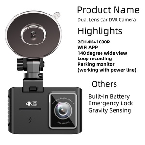 Camera hành trình kép Viidure A3 di động, ghi hình 4K+<span class=keywords><strong>1080P</strong></span> Full HD, màn hình IPS 2 inch, góc rộng 140 độ, kết nối WiFi, truy cập qua ứng dụng 1 - Product Image 2