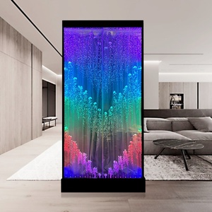 Customized Modern Design Movable LED Acrylic Partition Panel Water Bubble Wall of Elegant Design - Product Image 2