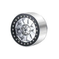 1 pièce de jantes métalliques Beadlock de 2,2 pouces pour structure de roue A103008 T92076 1/10, pièces de voiture RC