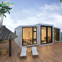 Maison portable sûre et sécurisée Maison en conteneur extensible pliable personnalisable Maison en conteneur