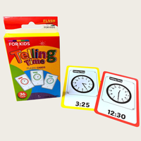 Jeux de cartes flash éducatives en papier écologiques durables personnalisés OEM pour les enfants et la famille