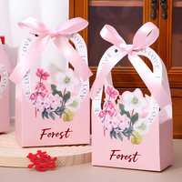 Caja de dulces de celebración de boda, bolso de boda de alta gama, venta al por mayor de regalo de embalaje de estilo chino, vacío