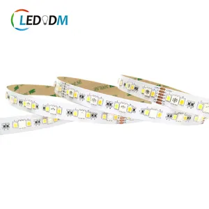 Bande led rgb basse tension 5050RGB + 2835WW Bande Led Dimmable 12V 24V 144LEDS/M SMD5050 RGB + WW Bande Lumineuse