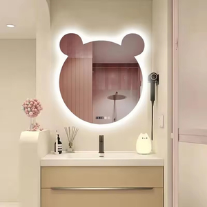 Espejo de aspecto de lujo <span class=keywords><strong>Diseño</strong></span> inteligente Luz LED Inducción Bluetooth Detección Antiempañamiento Espejo de <span class=keywords><strong>baño</strong></span> Led - Product Image 4