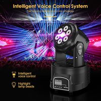 Projecteurs de scène professionnels mini 70W RGBW LED DMX512 pour éclairages de scène mobiles pour fêtes
