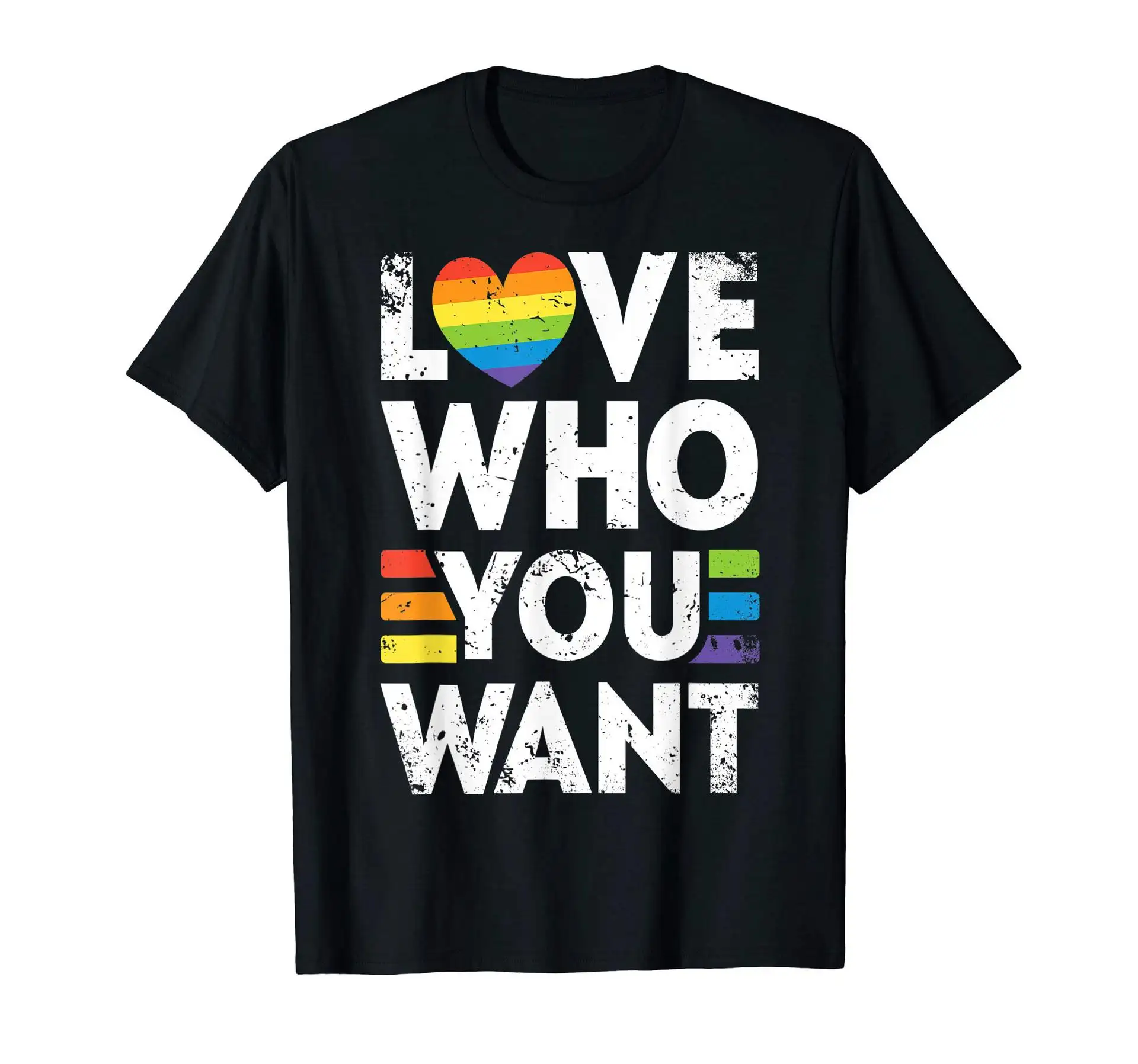 เสื้อยืดผ้าฝ้าย100% พิมพ์โลโก้ตามสั่งเสื้อยืดพิมพ์ลายเรนโบว์ LGBT สำหรับงานกิจกรรม