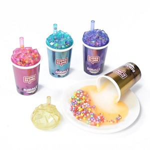 CHENXI New Product Blowing <b>Bubble</b> Funny Putty Slime Multi-color Foam Beads Crystal Mud Bulk Slime for <b>Kids</b> - Product Image 1