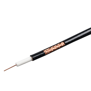 ไม้กลองคู่สายลวด305เมตรราคาต่อเมตรราคาถูก RG59 F59 RG59สายโคแอกเชียลสำหรับ <span class=keywords><strong>HFC</strong></span> CATV กล้องวงจรปิดเครือข่ายทีวี