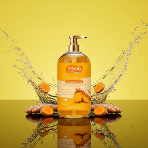 Gel de Ducha <span class=keywords><strong>Exfoliante</strong></span> de Cúrcuma de Lujo para Uso Diario, Niacinamida, Fragancia Duradera, Nutritivo, Blanqueador e Hidratante, <span class=keywords><strong>Exfoliante</strong></span> Corporal - Product Image 4