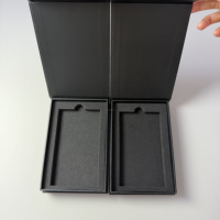 Boîte de rangement en papier pour cartes de collection, avec fermeture magnétique rigide, personnalisée et imprimée en relief, pour cartes sportives, vente en gros
