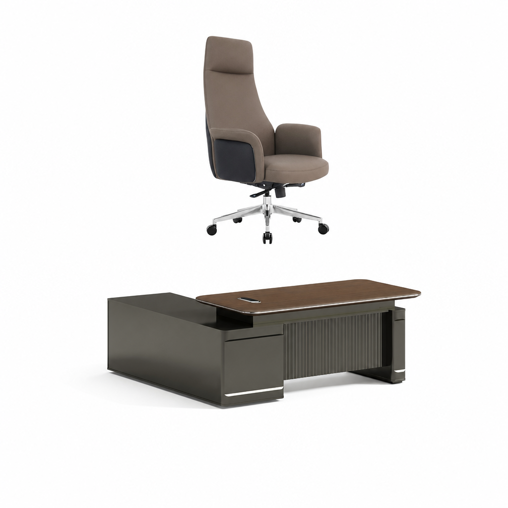 Fauteuil de direction + Bureau de direction