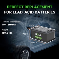 HULK 36V/48V/72V LiFePO4 Golf Cart baterai 50-200ah 4000 siklus CE bersertifikat Lithium Ion paket BMS kit 5 tahun garansi