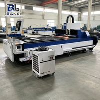 Machine de découpe laser à fibre de type portique BANLI pour tôles métalliques avec refroidissement par eau, commande Cypcut, haute précision, vente chaude