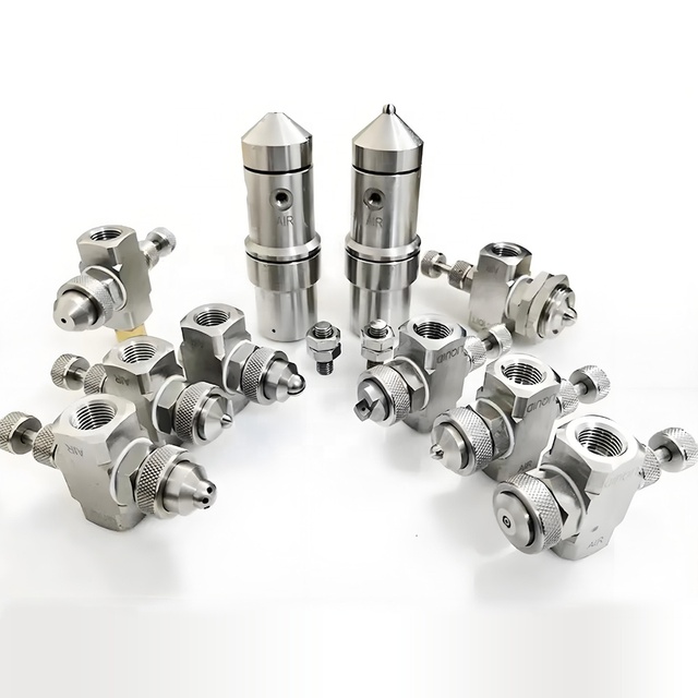 Stainless Steel Two Fluid SUE15 18 Pressure Spray SET-UPS Pulsajet air Atomizing Nozzle