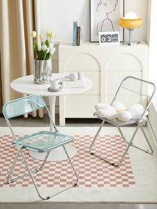 <span class=keywords><strong>Chaise</strong></span> de maquillage portable de style Instagram, design moderne et minimaliste, idéale pour influenceurs, accessoire photo, <span class=keywords><strong>chaise</strong></span> de salle à manger domestique - Product Image 4