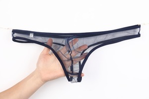 Slips pour hommes en nylon de couleur unie, confortables, sexy, respirants, grande taille, bikini pour hommes - Product Image 3