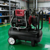Petit compresseur d'air industriel portable de type piston, 5,5 kW, 7,5 CV, 220 V monophasé, avec courroie électrique, certifié CE