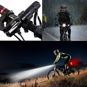 ไฟฉายยุทธวิธีความสว่างสูง Senter Taschenlampe Lanterna ไฟฉาย LED ปรับโฟกัสได้ สำหรับตั้งแคมป์ เดินป่า และกรณีฉุกเฉิน - Product Image 5
