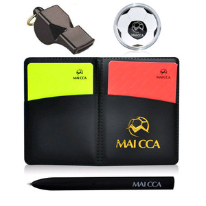 Set di Cartellini Arbitro Personalizzati in Plastica per <span class=keywords><strong>Calcio</strong></span>, Kit Arbitro, Cartellini per Giudici di <span class=keywords><strong>Calcio</strong></span> - Product Image 1