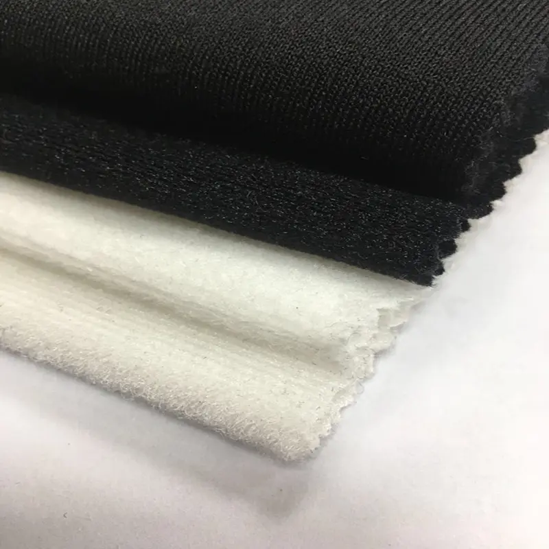 Factory Magic Loop Sticky Velour Cloth Hook Sticky Loop Velvet Warp Brushed Knitting Tricot Velboa Cloth Fabric