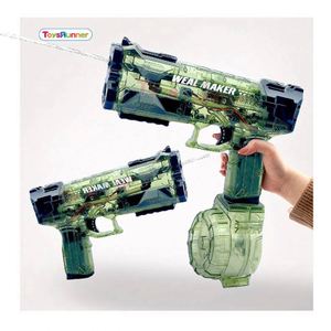 Unisex Electric Water Gun for Adults High Pressure Injector Case <b>Soft</b> Bullet High Capacity for Parties and Summer Fun - Product Image 2