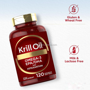 Omega-3 EPA DHA Astaxanthin bổ sung có nguồn gốc dầu nhuyễn thể Đỏ dầu nhuyễn thể 2000mg Softgels sức mạnh tối đa - Product Image 4