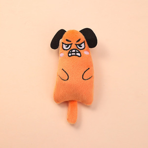 Karikatür Kedi Köpek Modelleme Oyuncak Isırmaya Dayanıklı Köpek Yavrusu Peluş Bebek Pamuk Halat Molar Diş Temizleme Interaktif Oyuncak - Product Image 1