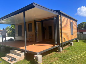 Maison conteneur extensible 20 pieds 40 pieds avec salle de bain et terrasse, cabane préfabriquée portable pour <span class=keywords><strong>location</strong></span> de vacances - Product Image 2