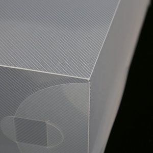 PP nhựa rõ ràng hộp giày chuyển đổi có thể gập lại và Stackable lưu trữ cho nhà hoặc khách sạn cho đồ nội thất phòng khách - Product Image 6