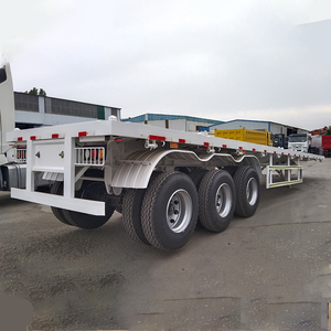 Semirremolque de Plataforma Plana de 2/3/4 Ejes de Gran Capacidad de Carga para Transporte de Contenedores - Product Image 5