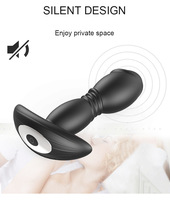 Vibromasseur anal à commande par application, télécommande, vibrateur anal à poussée, masseur de prostate, vibromasseur anal vibrant, jouets sexuels