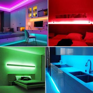 15m <b>Smart</b> <b>Light</b> Strings 18LEDs/m RGB Color Change APP Control and Remote Control Plastic LED Strip for Home Decoration - Product Image 2