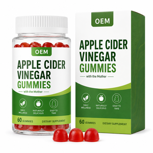 Gomitas <span class=keywords><strong>de</strong></span> <span class=keywords><strong>Vinagre</strong></span> <span class=keywords><strong>de</strong></span> <span class=keywords><strong>Sidra</strong></span> <span class=keywords><strong>de</strong></span> <span class=keywords><strong>Manzana</strong></span> Orgánico con la Madre, <span class=keywords><strong>de</strong></span> Acción Rápida, para la Salud Digestiva, Limpieza y Apoyo al Metabolismo, Venta al por Mayor a Granel - Product Image 1