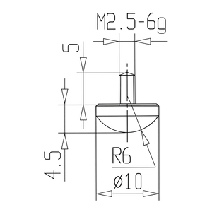 Conseils de mesure pour comparateurs M2.5 6g R6 10 Outils de mesure de précision - Product Image 1
