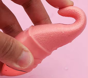 New Soft Tongue Design Licking <b>Vibrator</b> Rechargeable Heating <b>Vibration</b> Real Oral Pleasure Clitoris G Spot <b>Vibrator</b> for Women - Product Image 2