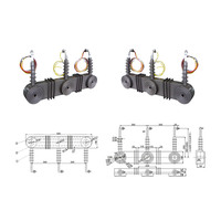 Transformateur de courant de protection zéro-sequence 10kV 5P10 LJ-ZW32-10(12) 100/5A pour appareillage extérieur