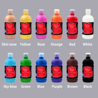 Peinture Acrylique 500 ml, 12 Couleurs, Pigment de Haute Qualité pour Artiste – Vente en Gros avec Assurance Qualité
