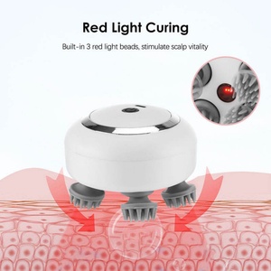 Mini Masajeador Eléctrico para el Cuero Cabelludo con Luz Roja, 3 Velocidades, Portátil, Recargable, para Mascotas, Hombres y Mujeres - Product Image 2