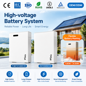 Batterie haute tension <span class=keywords><strong>SOLAX</strong></span> 115.2V 5.8kWh IP66 murale extérieure pour système solaire domestique, batterie de stockage d'énergie solaire - Product Image 1