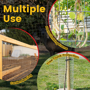 Valla de jardín económica Pantalla de abeja Calibre 15 5 '* 50' Cuadrado de malla de alambre soldado galvanizado para jaula de red de animales de aves de corral de plantas de jardín - Product Image 4