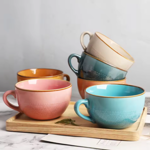 Taza de Café de Cerámica de 700 ml, Reutilizable, Apta para Alimentos, Apta para Lavavajillas, con Logotipo/Diseño/Color Personalizado, Regalos Empresariales, para Oficina y Hogar - Product Image 4