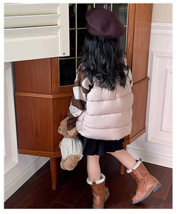 <span class=keywords><strong>Gilet</strong></span> en dentelle pour enfants printemps/hiver Veste en coton pour filles Veste chaude en coton rembourrée pour <span class=keywords><strong>gilet</strong></span> bébé fille - Product Image 6