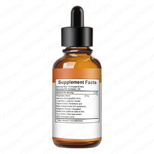 OEM Private Label Kräuter ergänzungen Natürliches Abnehmen Schneller Fat burner Gewichts verlust Diät Flüssigkeits tropfen <span class=keywords><strong>L</strong></span> Carnitin <span class=keywords><strong>L</strong></span> Arginin - Product Image 2