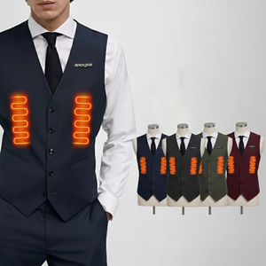Chaleco térmico personalizado a prueba de viento, chaleco de traje térmico Formal Premium, <span class=keywords><strong>ropa</strong></span> térmica de alta calidad para reuniones de negocios, eventos formales - Product Image 1