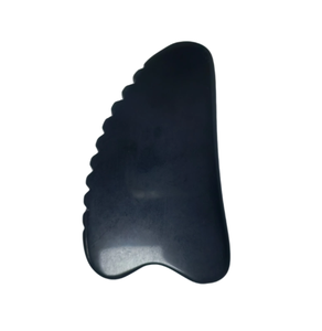 หินออบซิเดียนธรรมชาติแบบหยักสำหรับนวดบำบัด บรรเทาความตึงเครียด - Product Image 1