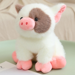 Animale di peluche-compagno confortante-animali da fattoria giocattolo peluche Ultra morbidi-20cm 3 Asst. Maiali seduti - Product Image 6